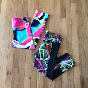 Fabletics Leggings Two Pair, size Small Capri Length